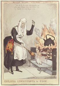 Coplinda Lindhursta de Kok, nr.6 uit de serie Huishoudelijke Dienaren, gepubliceerd in 1829